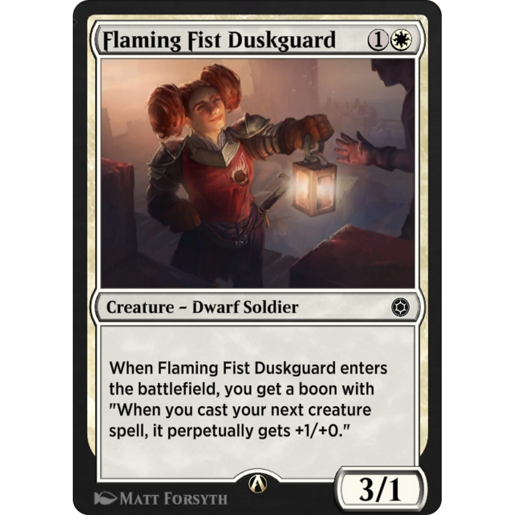 Flaming Fist Duskguard (HBG-022) - Alchemy Horizons: Baldur's Gate