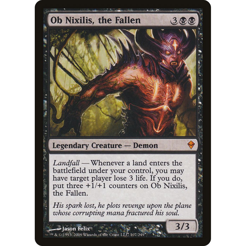 Ob Nixilis, the Fallen (ZEN-107) - Zendikar Foil