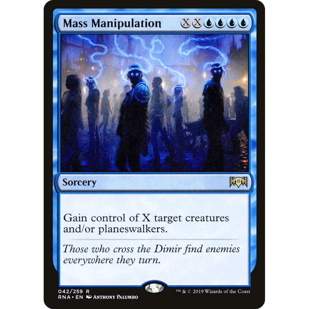 Mass Manipulation (RNA-042) - Ravnica Allegiance Foil