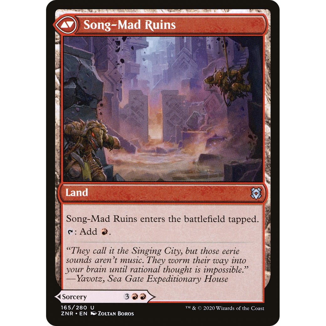 Song-Mad Treachery (ZNR-165) - Zendikar Rising