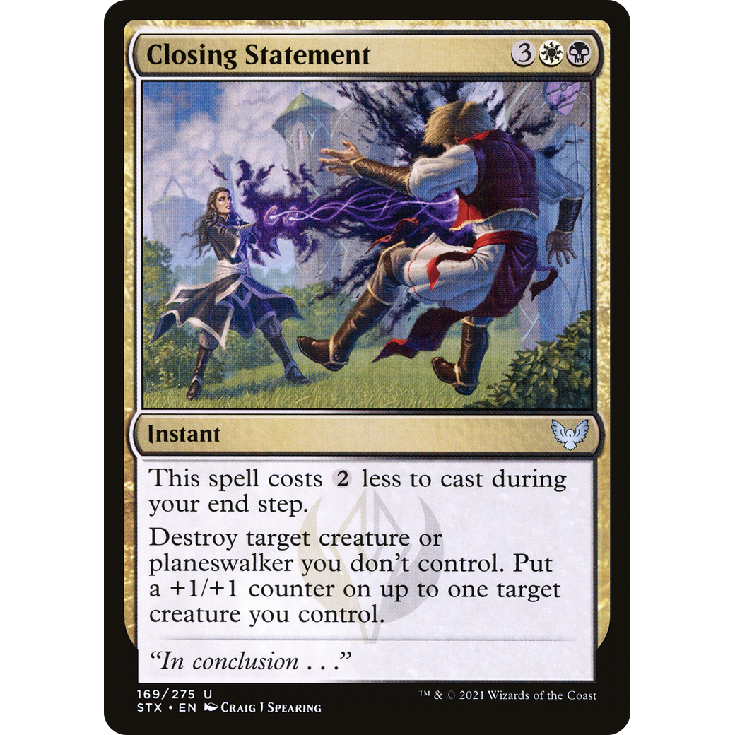 Closing Statement (STX-169) - Strixhaven: School of Mages Foil