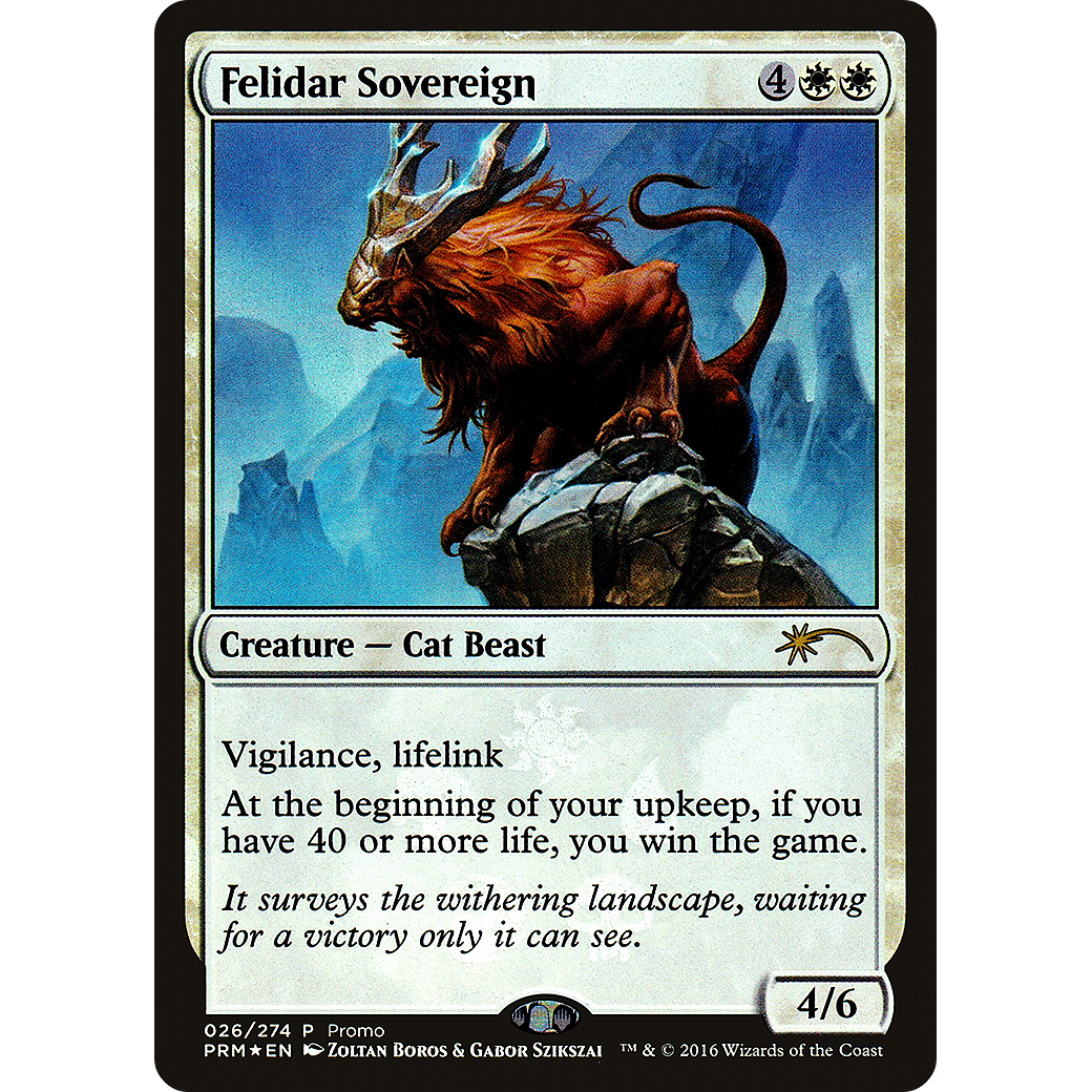 Felidar Sovereign (MEDIA-026) - Battle for Zendikar Promos Foil