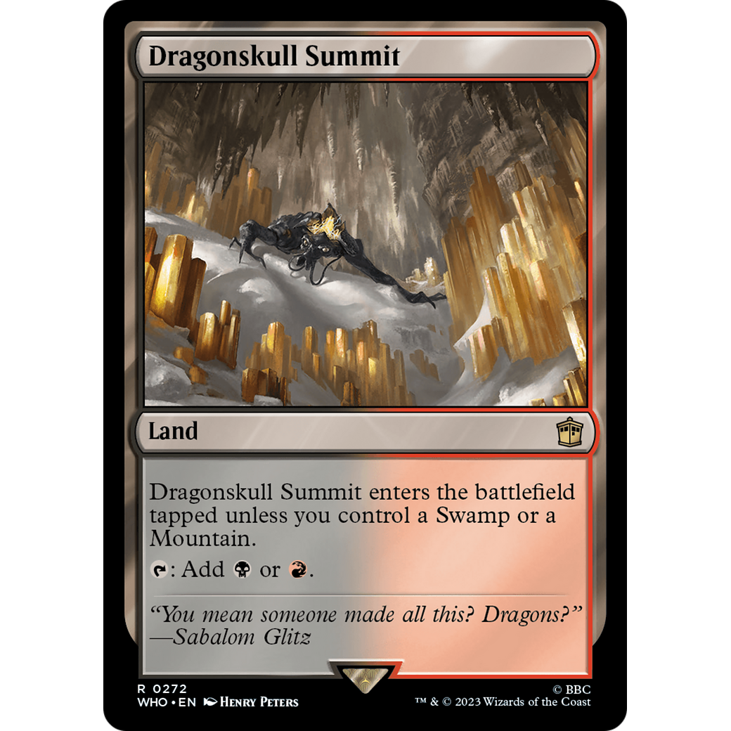 Dragonskull Summit (WHO-272) - Doctor Who Foil
