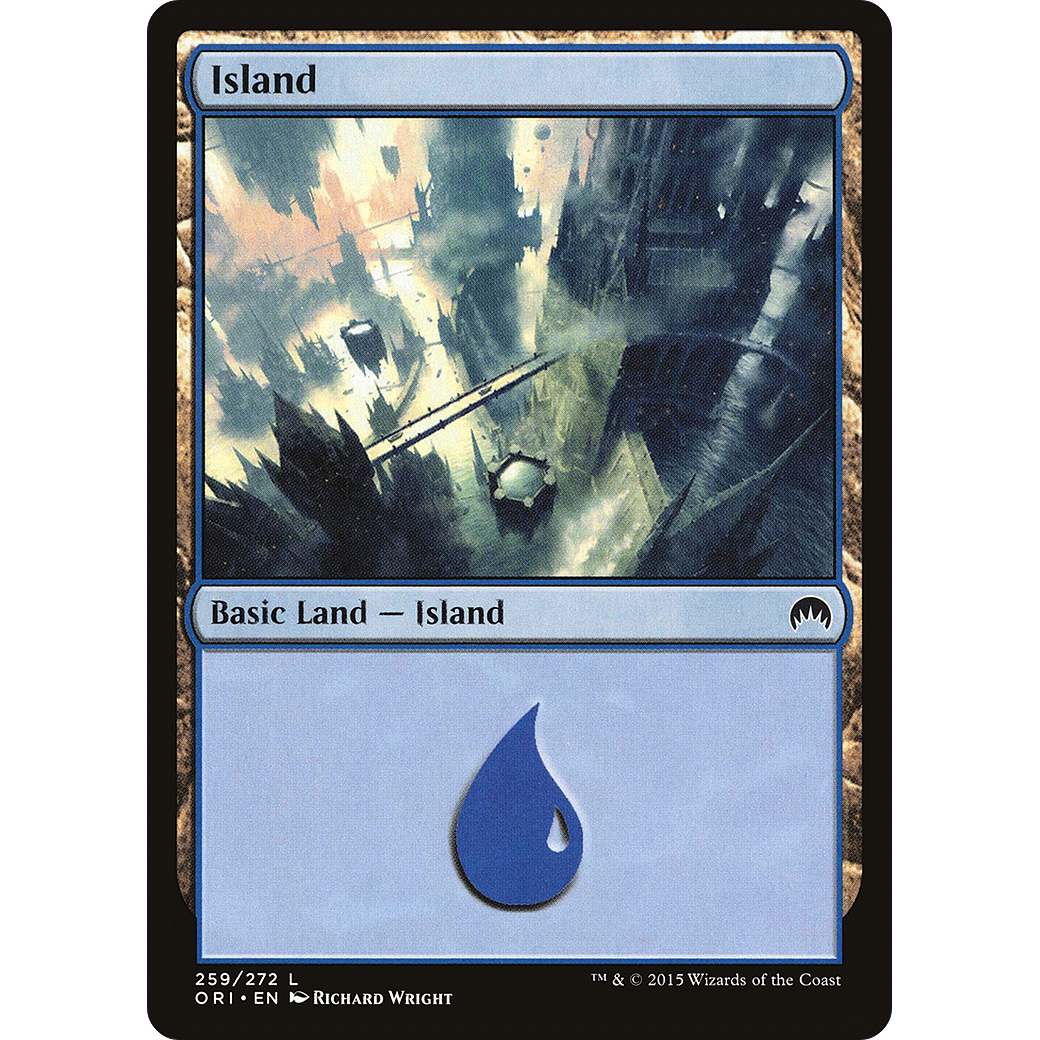 Island (259) (ORI-259) - Magic Origins Foil
