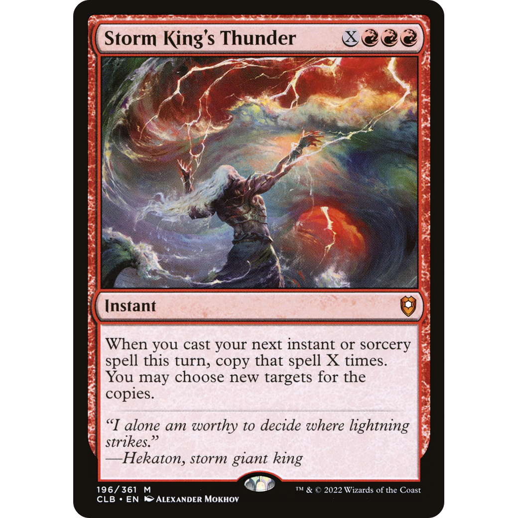 Storm King's Thunder (CLB-196) - Commander Legends: Battle for Baldur's Gate Foil