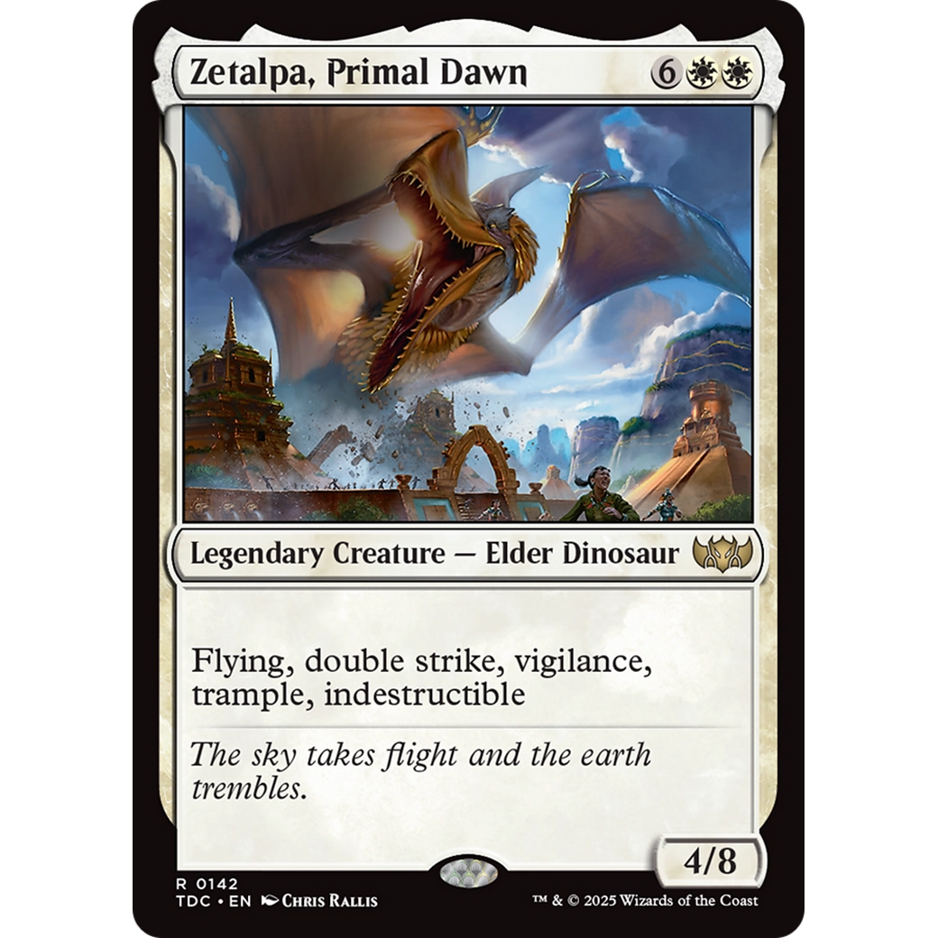Zetalpa, Primal Dawn (TDC-142) - Commander: Tarkir: Dragonstorm