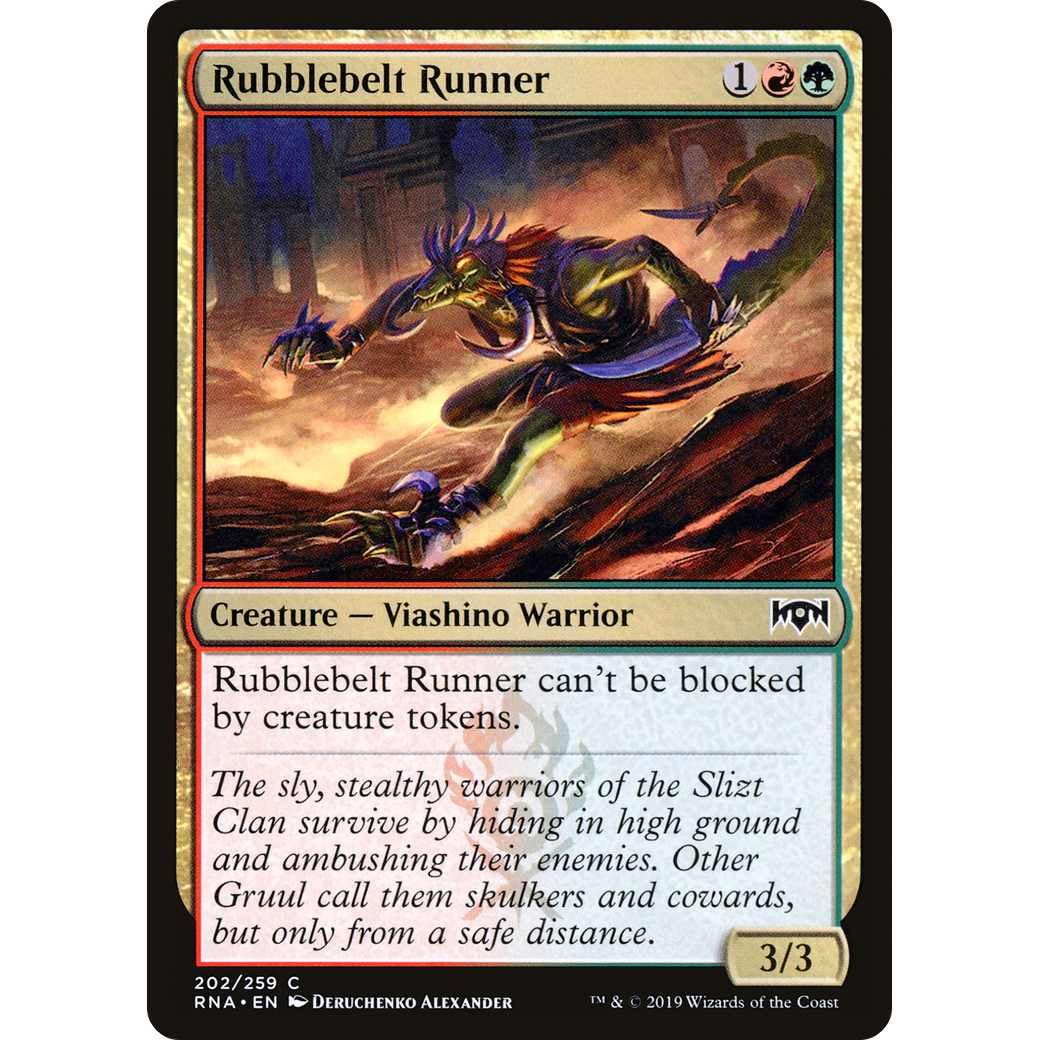 Rubblebelt Runner (RNA-202) - Ravnica Allegiance Foil