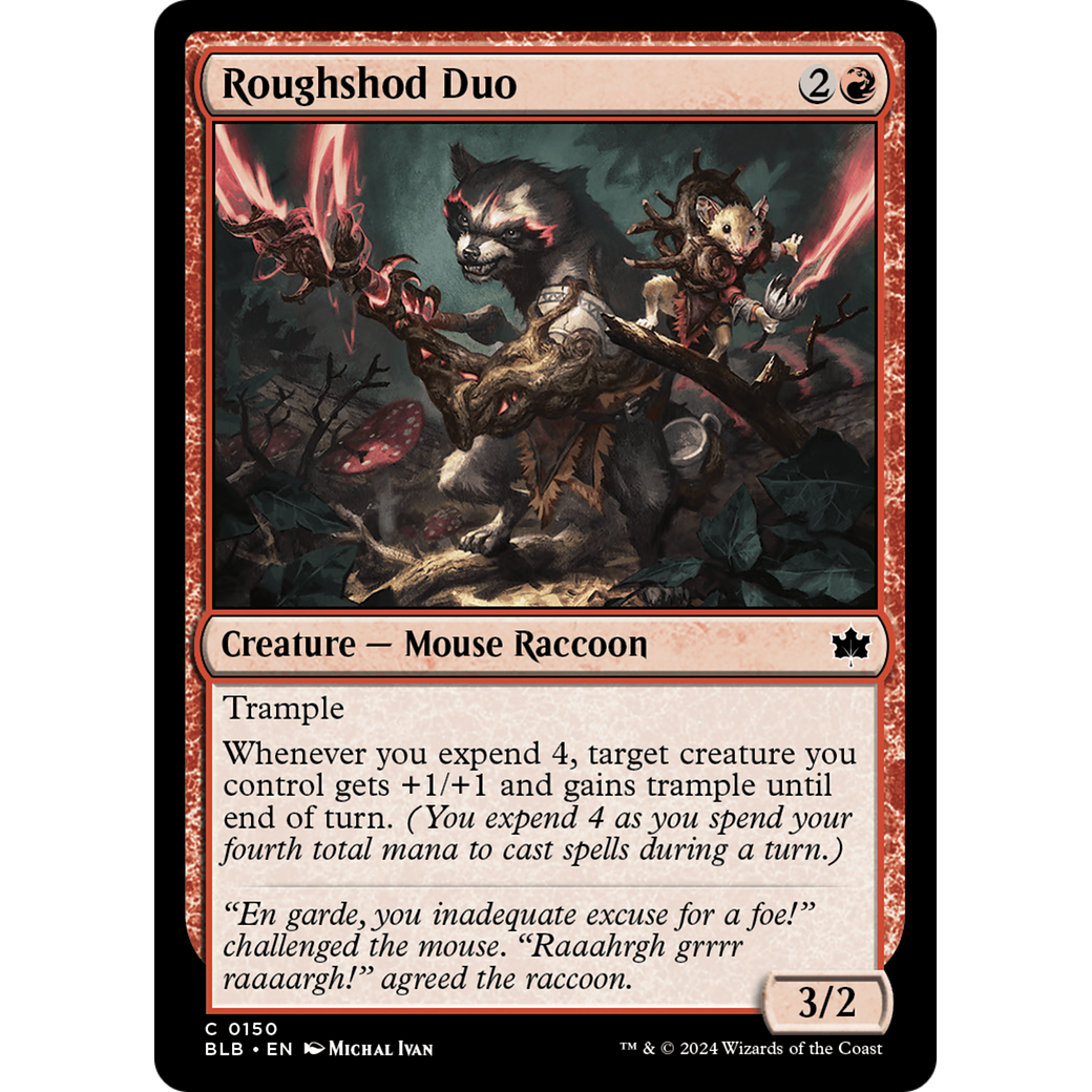 Roughshod Duo (BLB-150) - Bloomburrow Foil