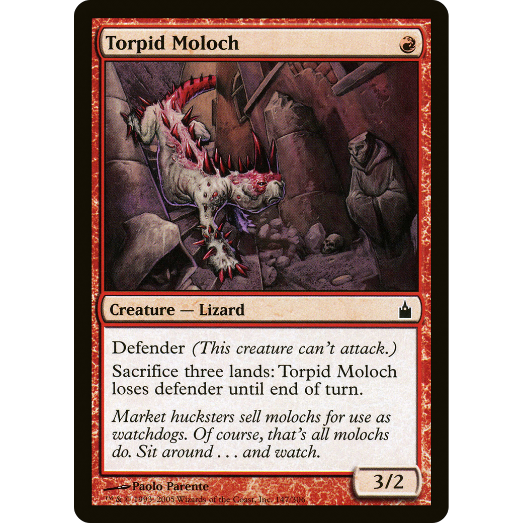 Torpid Moloch (RAV-147) - Ravnica: City of Guilds Foil