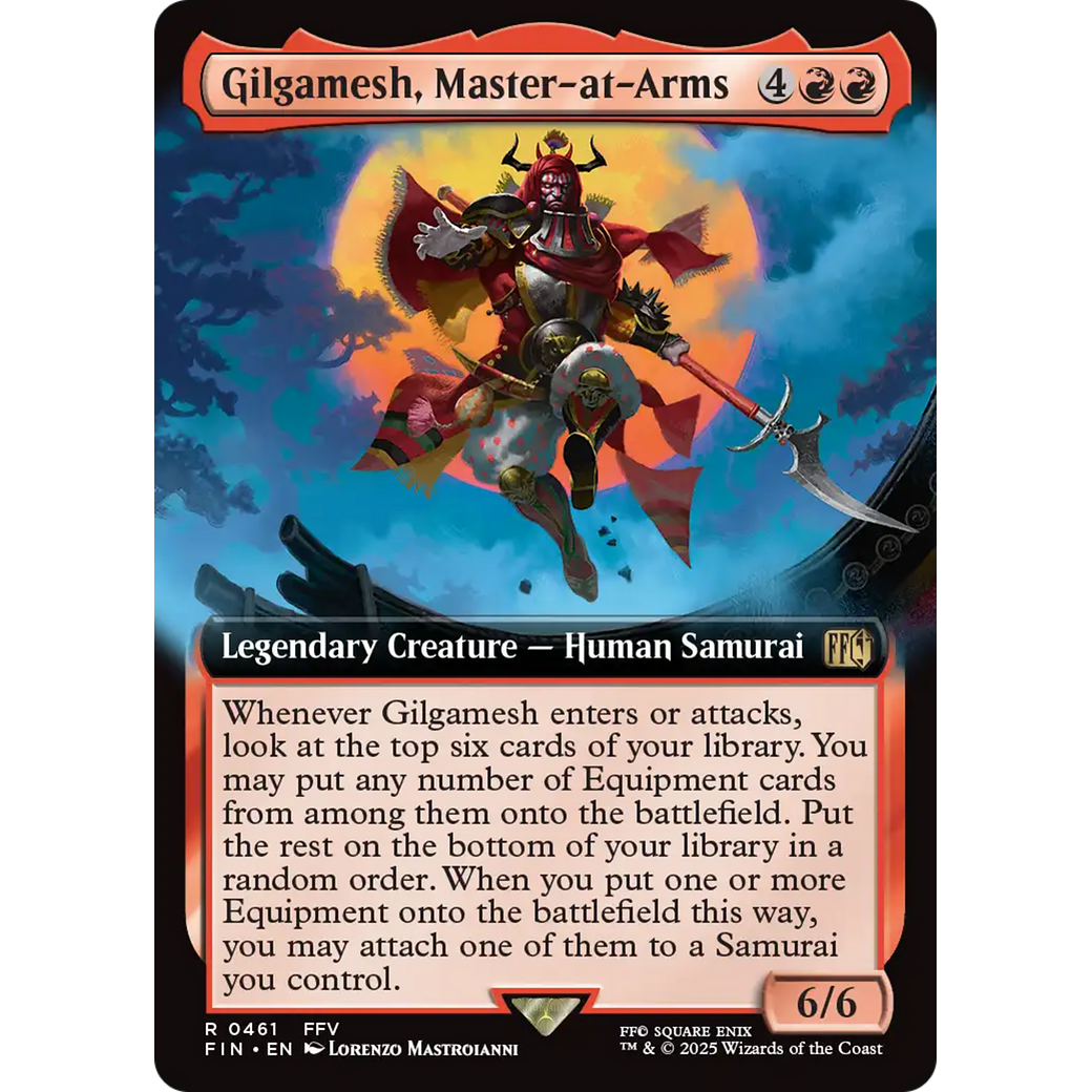 Gilgamesh, Master-at-Arms (FIN-461) - FINAL FANTASY: (Extended Art) Foil