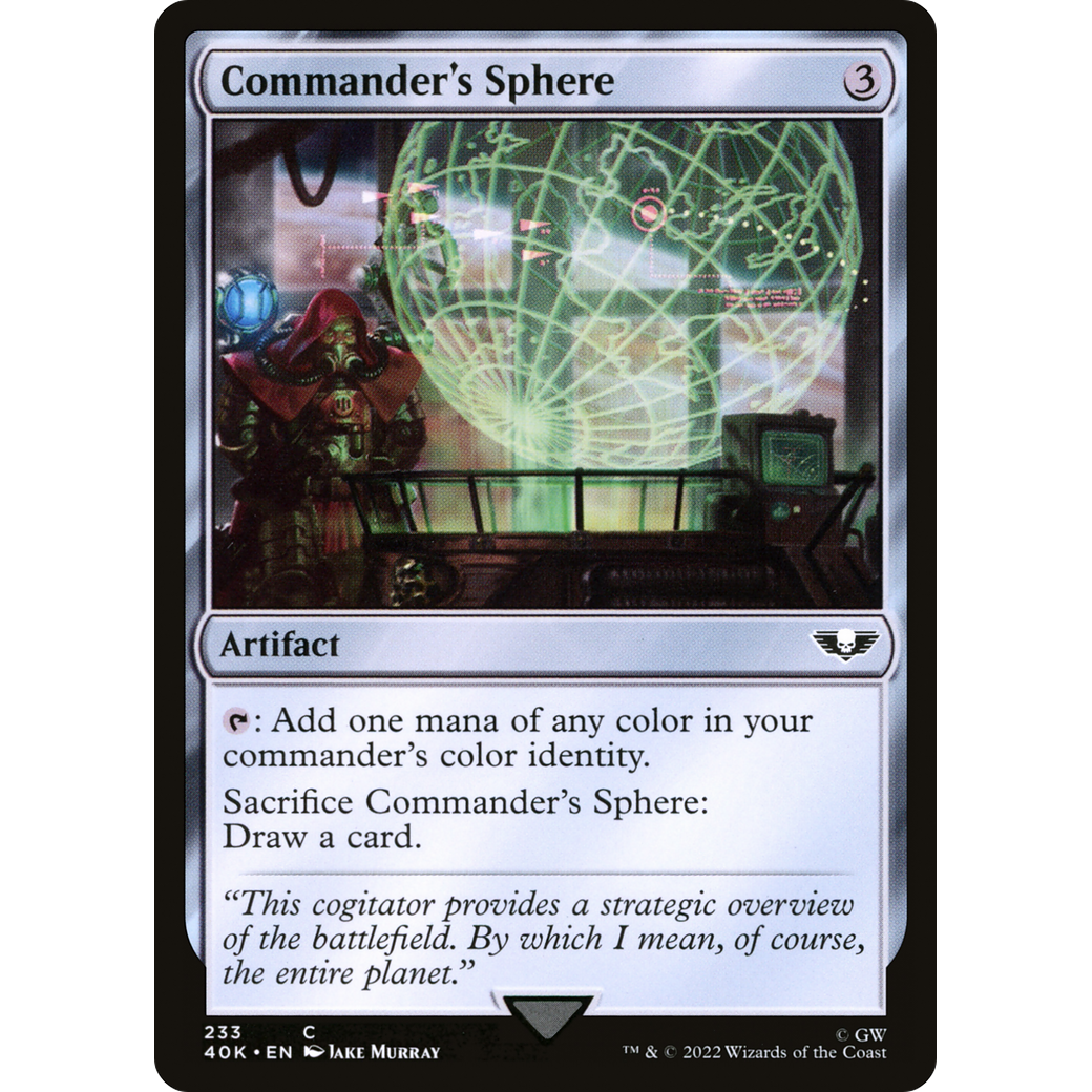 Commander's Sphere (40K-233) - Warhammer 40,000 Commander