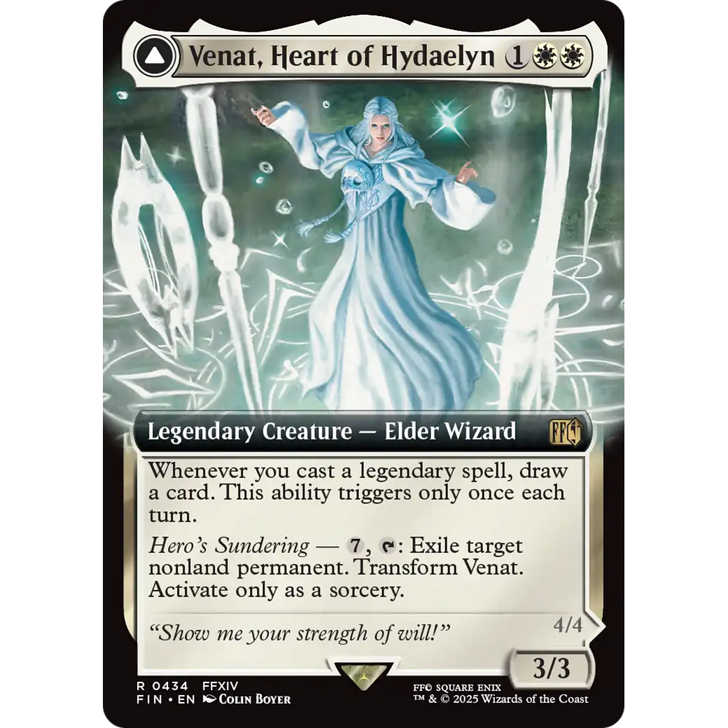 Venat, Heart of Hydaelyn // Hydaelyn, the Mothercrystal (FIN-434) - FINAL FANTASY: (Extended Art)