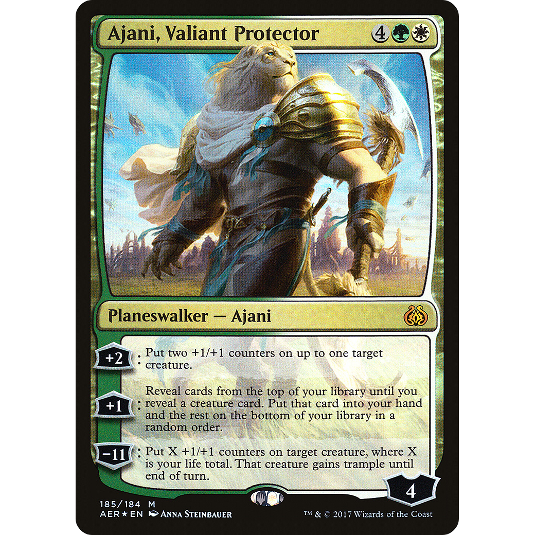 Ajani, Valiant Protector (AER-185) - Aether Revolt