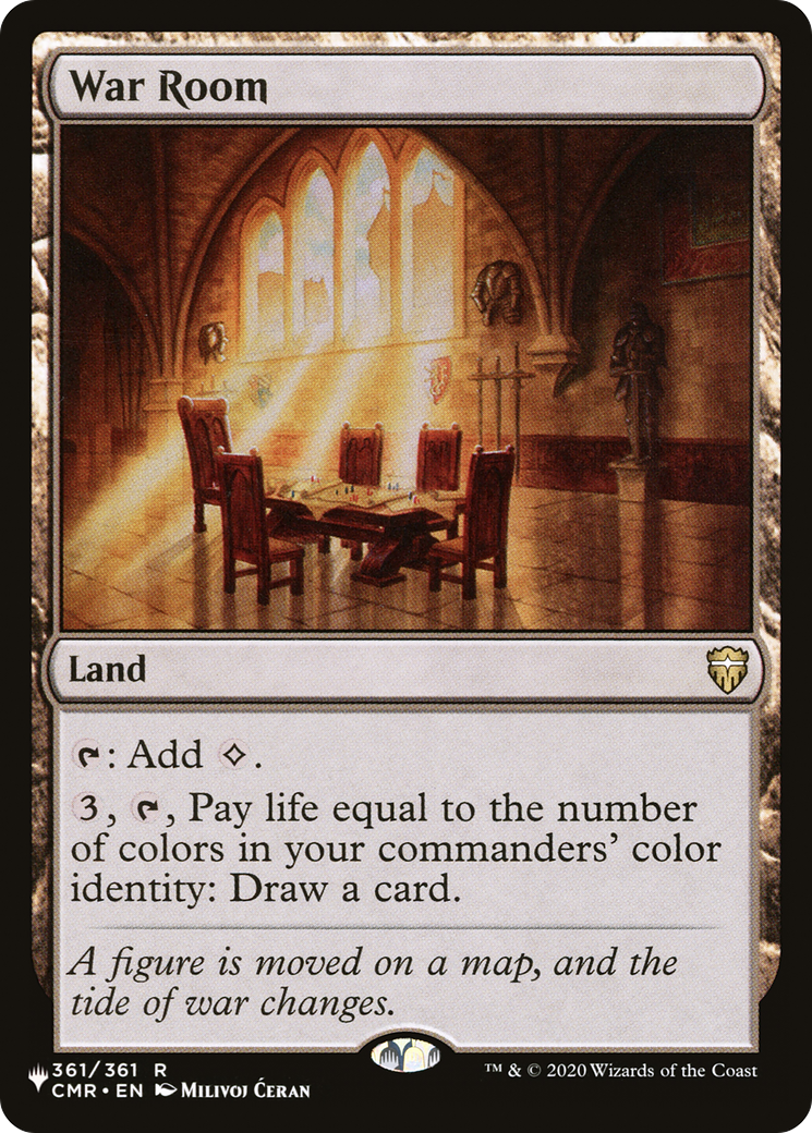 War Room (CMR) (LIST-361) - The List