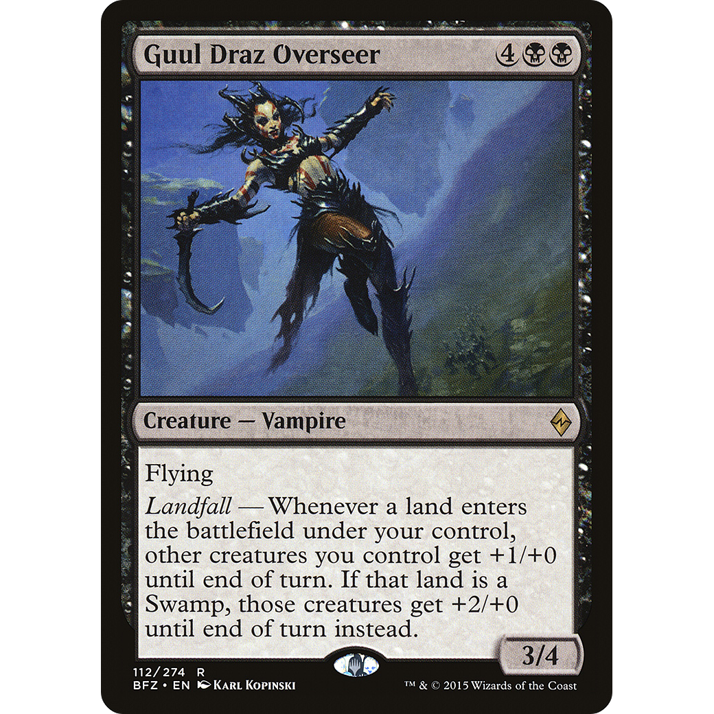 Guul Draz Overseer (BFZ-112) - Battle for Zendikar Foil