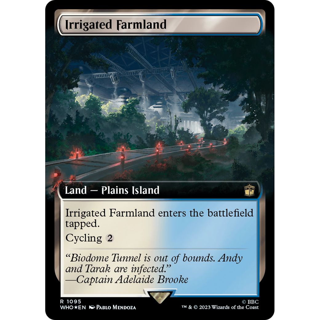 Irrigated Farmland (Extended Art) (Surge Foil) (WHO-1095) - Doctor Who: (Extended Art) Foil