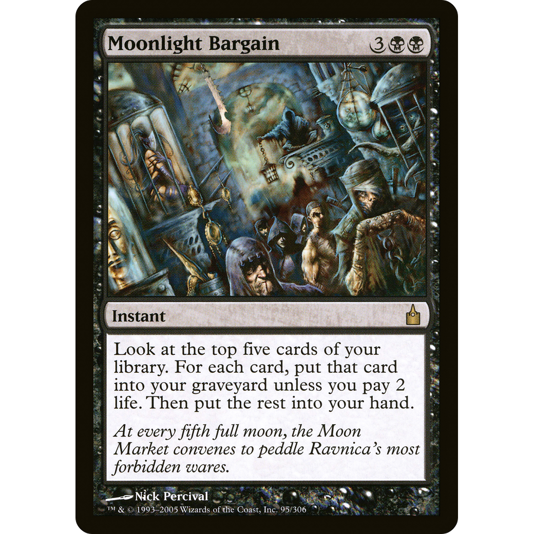 Moonlight Bargain (RAV-095) - Ravnica: City of Guilds