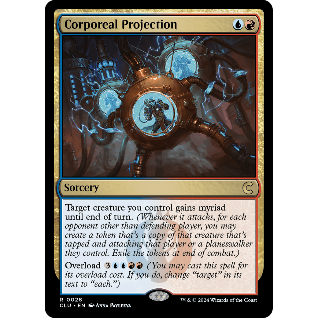 Corporeal Projection (CLU-028) - Ravnica: Clue Edition