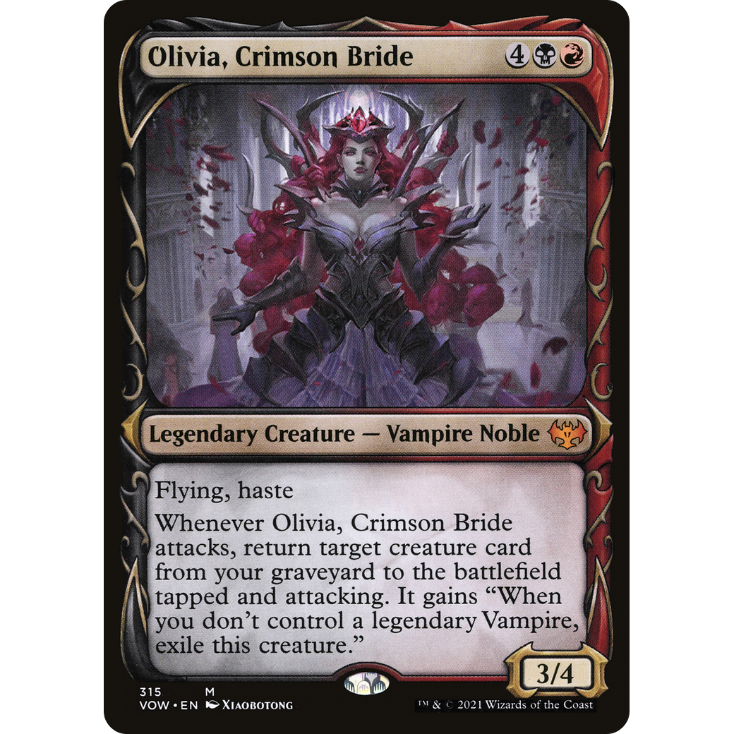 Olivia, Crimson Bride (Showcase) (VOW-315) - Innistrad: Crimson Vow: (Showcase)