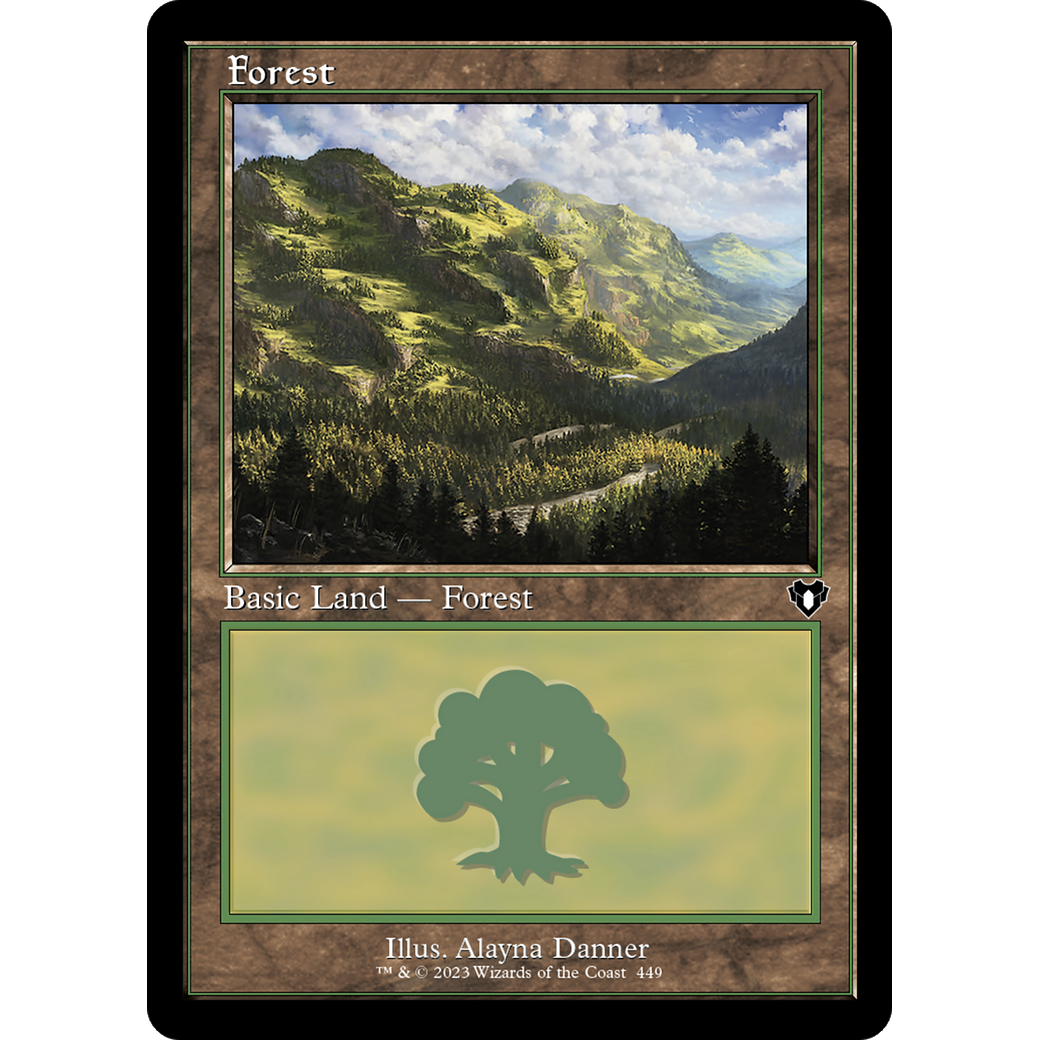 Forest (CMM-449) - Commander Masters Foil