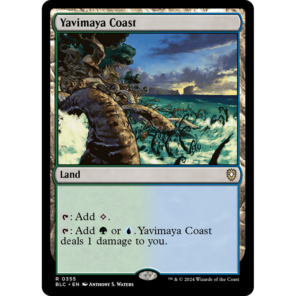 Yavimaya Coast (BLC-355) - Bloomburrow Commander