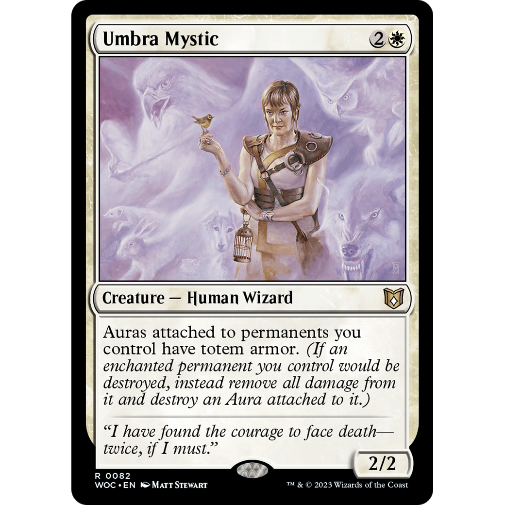 Umbra Mystic (WOC-082) - Wilds of Eldraine Commander