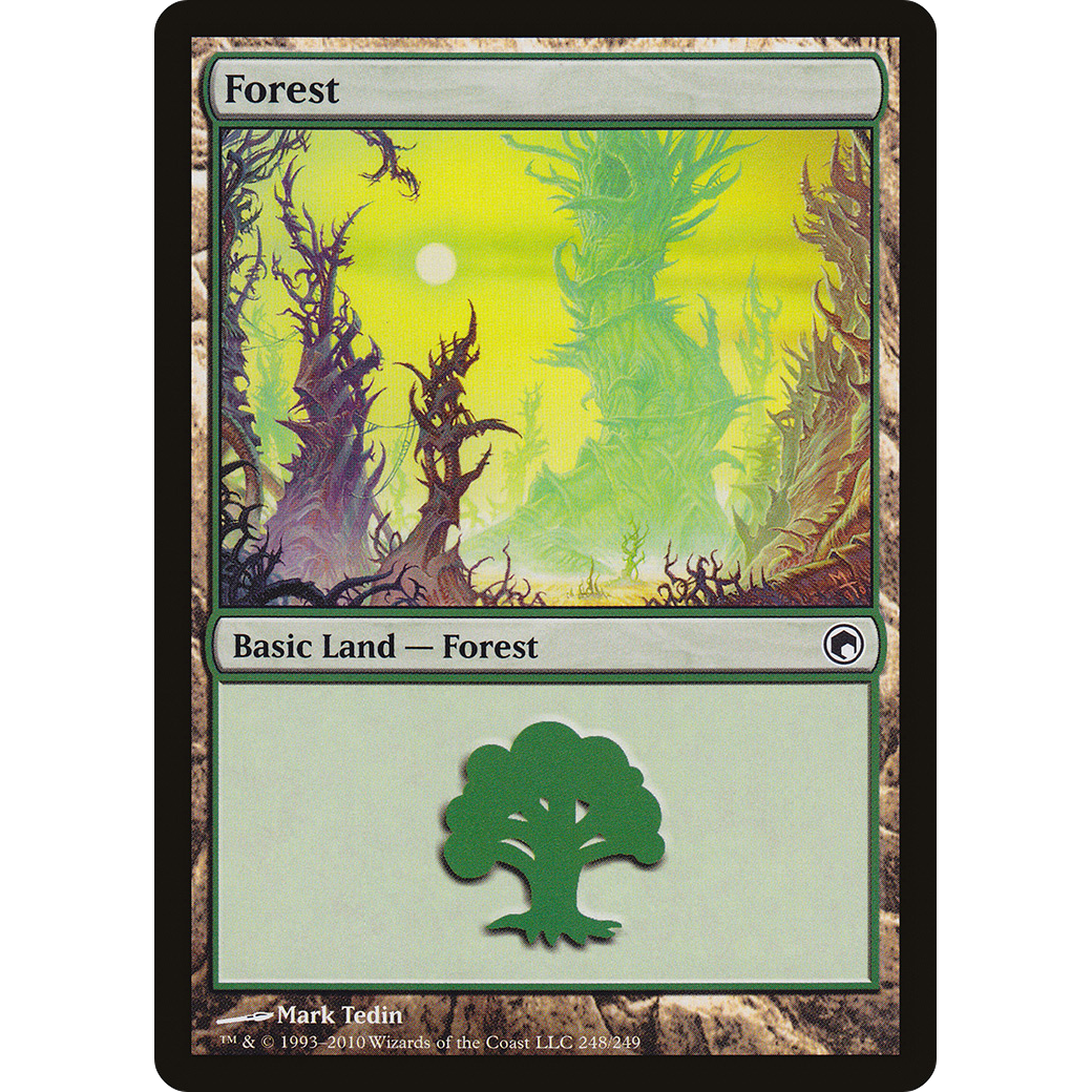 Forest (248) (SOM-248) - Scars of Mirrodin Foil