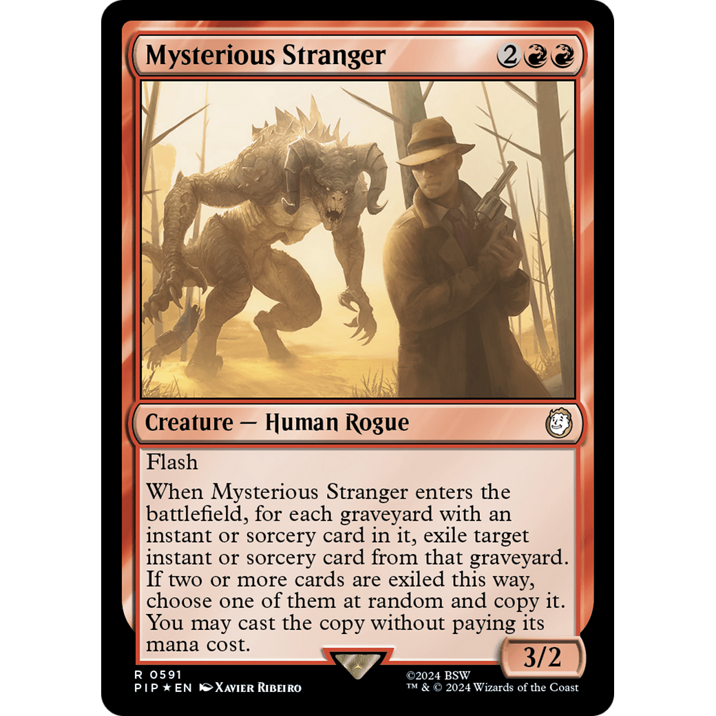 Mysterious Stranger (PIP-591) - Fallout Foil
