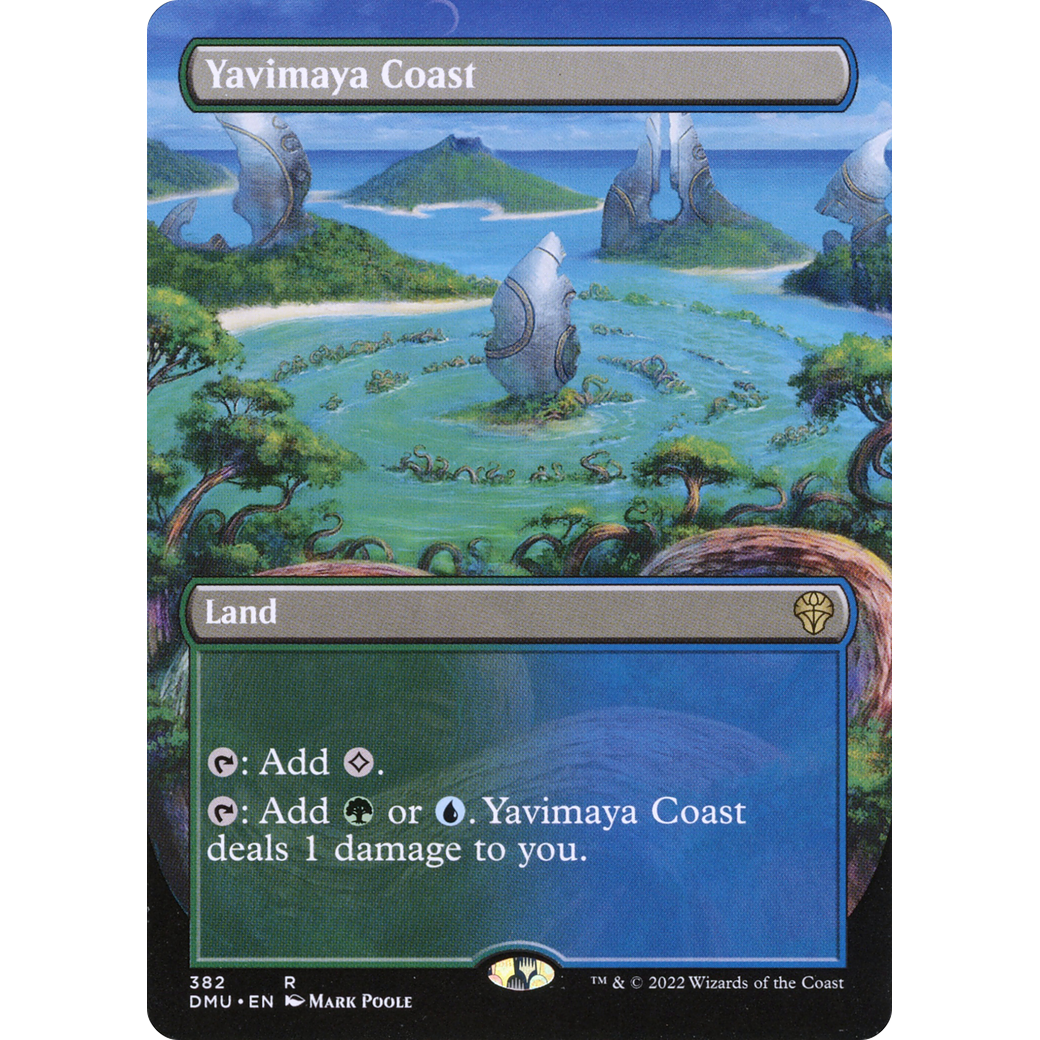 Yavimaya Coast (Borderless) (DMU-382) - Dominaria United (Borderless)