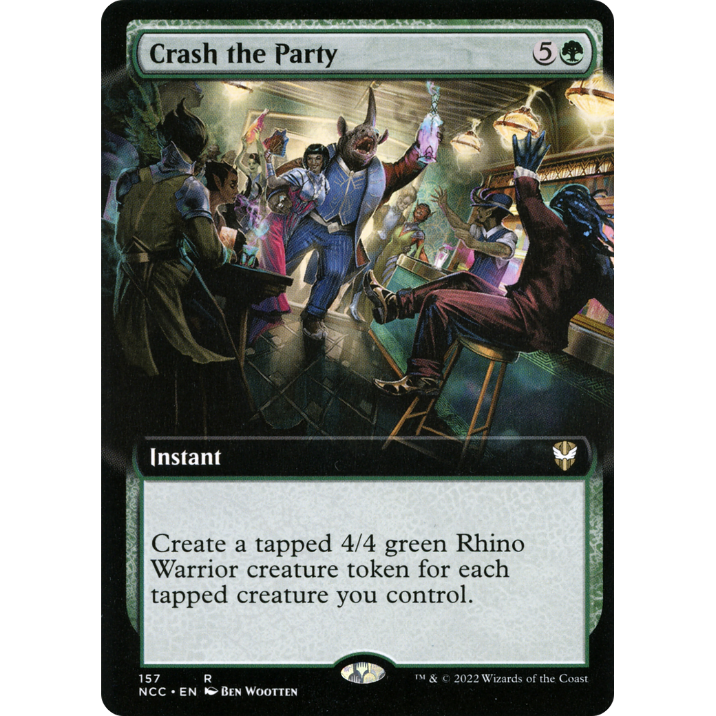 Crash the Party (Extended Art) (NCC-157) - New Capenna Commander: (Extended Art)