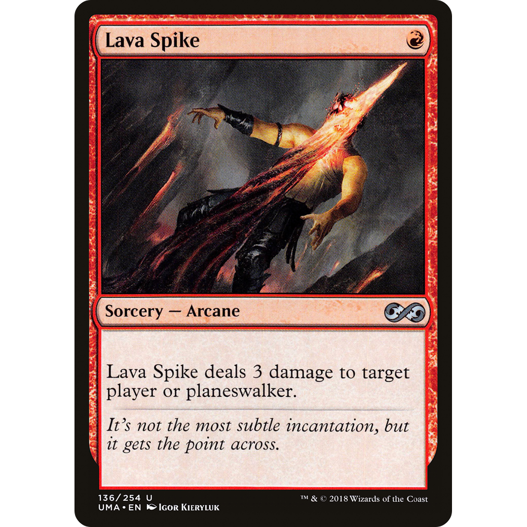 Lava Spike (UMA-136) - Ultimate Masters Foil