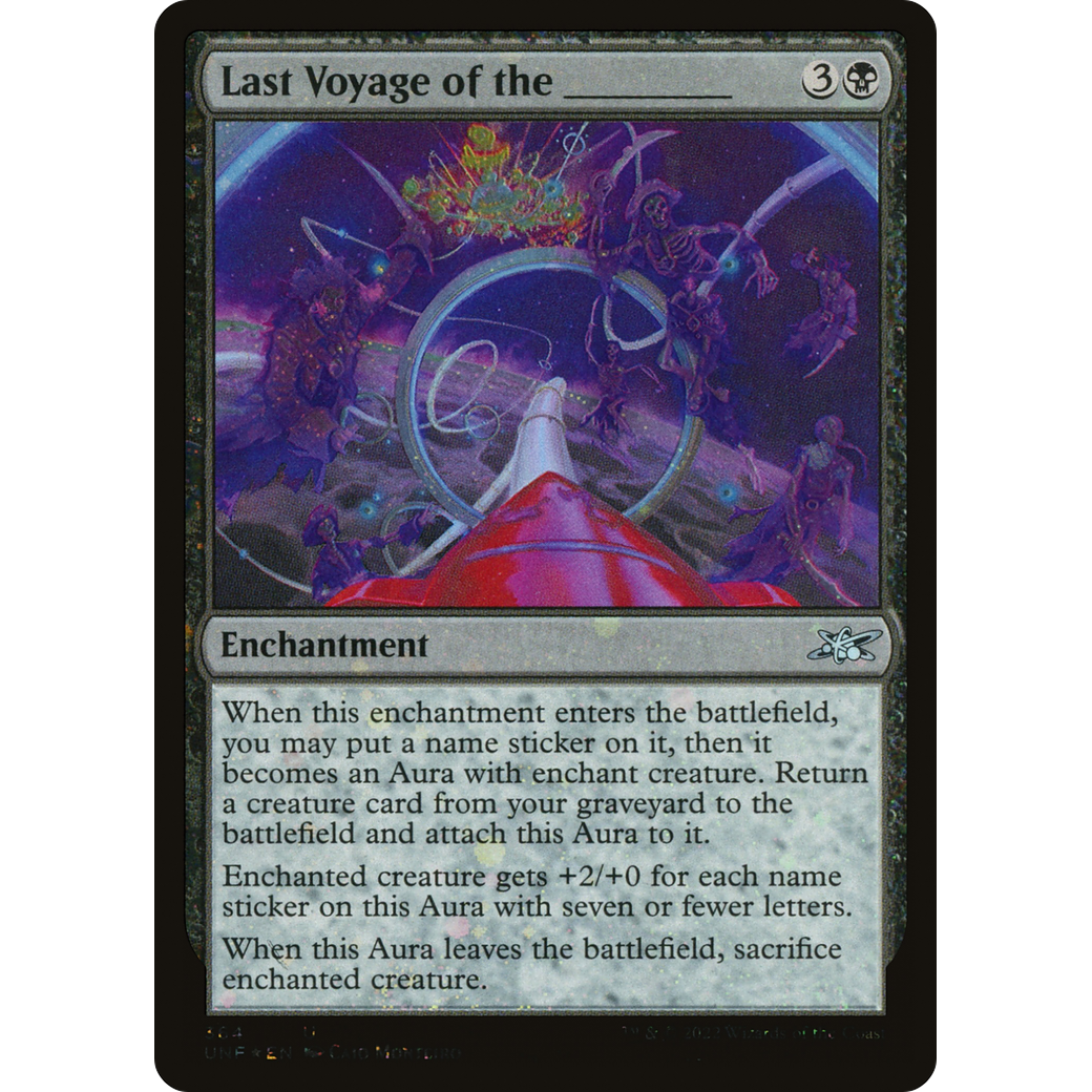 Last Voyage of the _______ (Galaxy Foil) (UNF-364) - Unfinity Foil