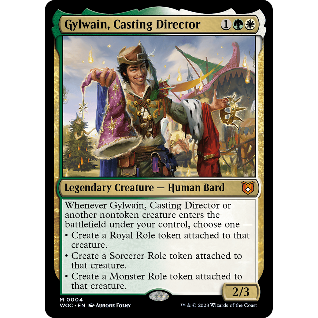 Gylwain, Casting Director (WOC-004) - Wilds of Eldraine Commander