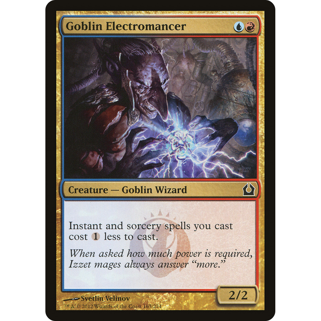 Goblin Electromancer (RTR-163) - Return to Ravnica Foil
