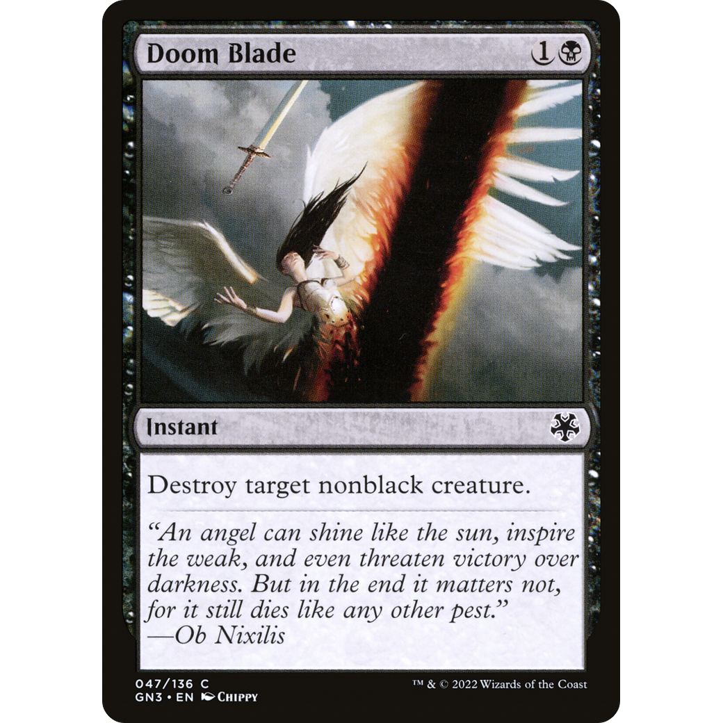 Doom Blade (GN3-047) - Game Night: Free-for-All