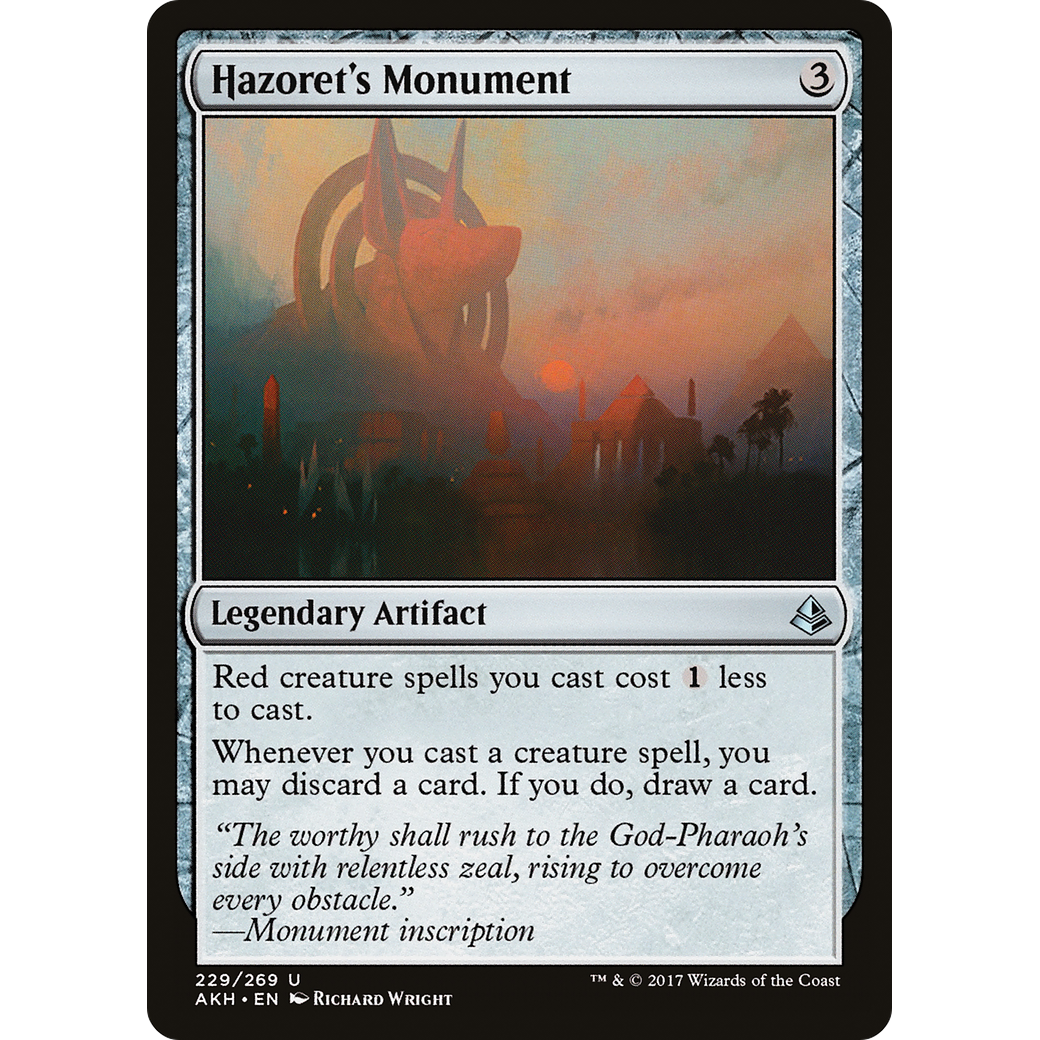 Hazoret's Monument (AKH-229) - Amonkhet Foil