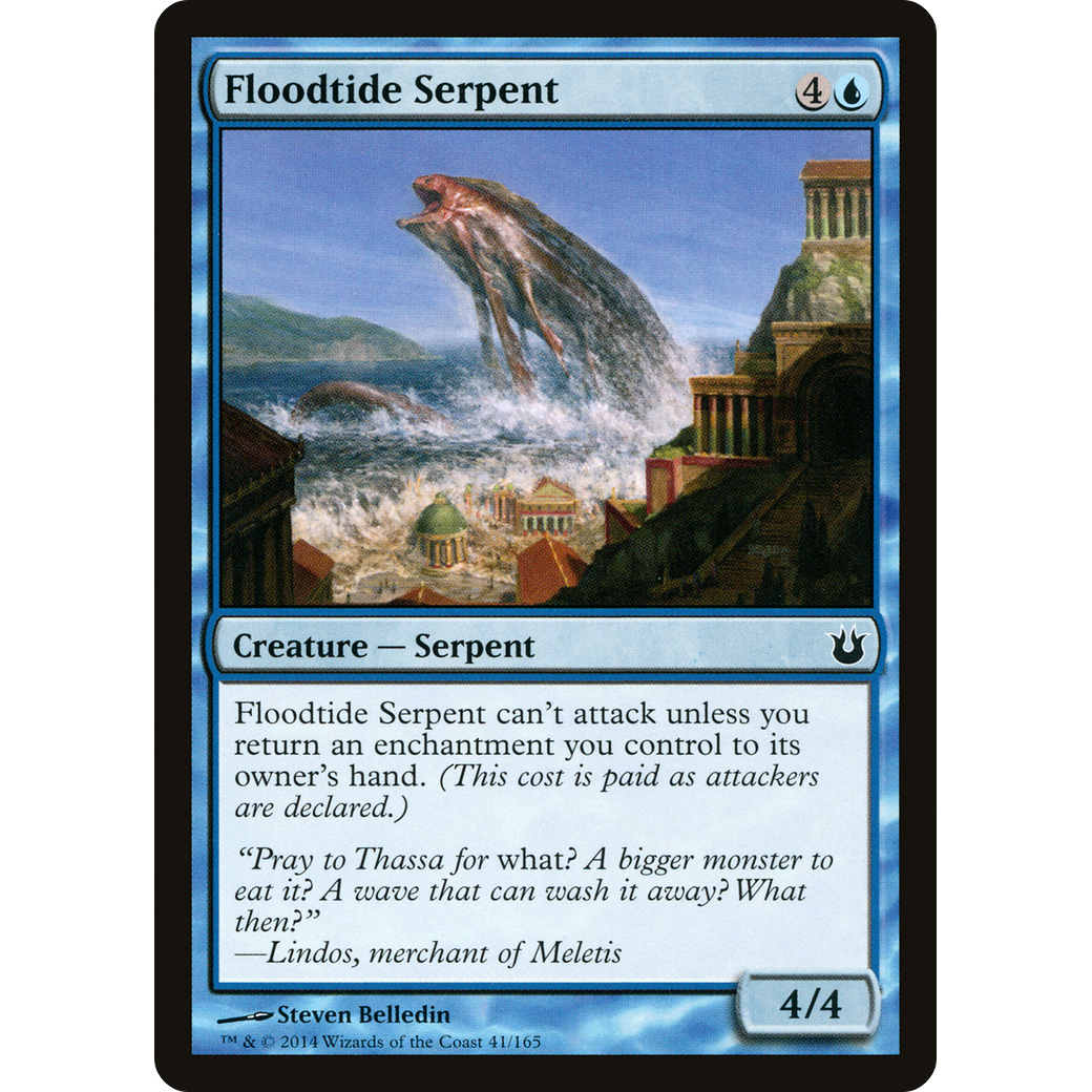 Floodtide Serpent (BNG-041) - Born of the Gods Foil