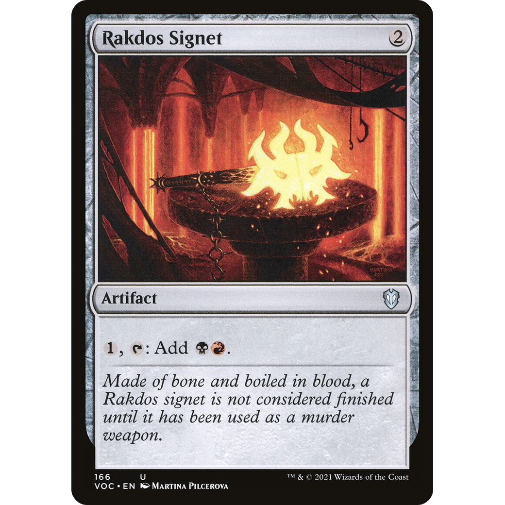 Rakdos Signet (VOC-166) - Crimson Vow Commander