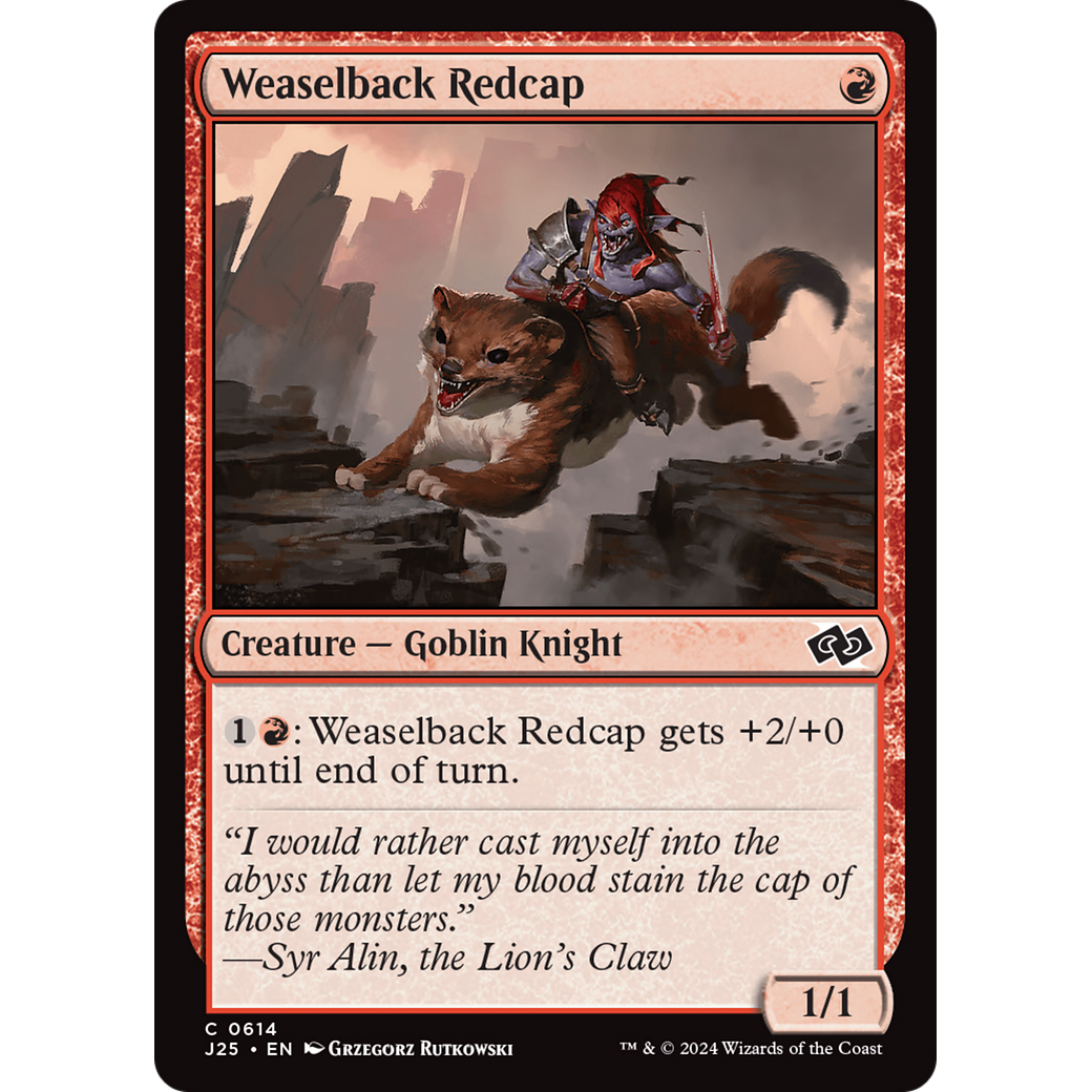 Weaselback Redcap (J25-614) - Foundations Jumpstart