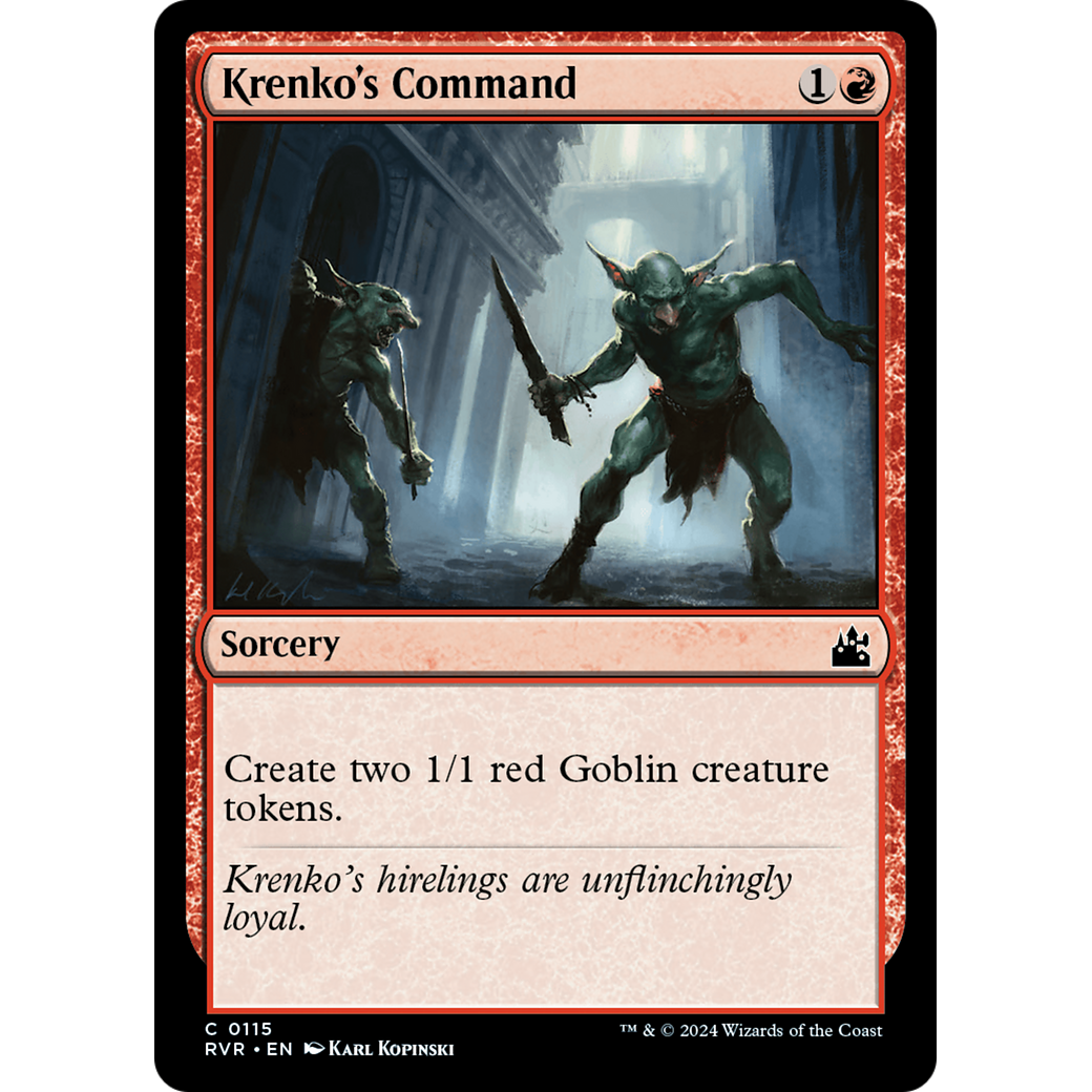Krenko's Command (RVR-115) - Ravnica Remastered Foil