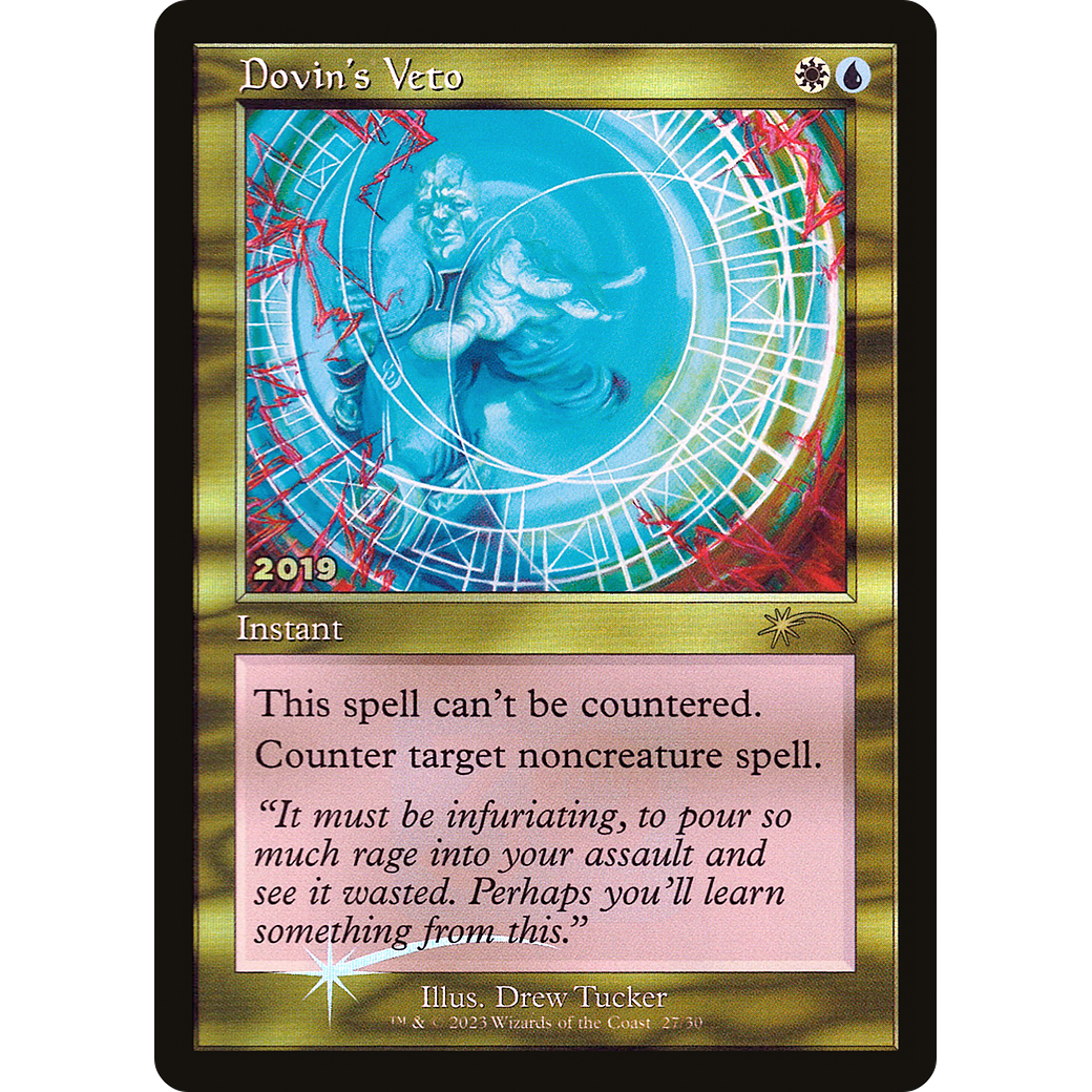 Dovin's Veto (30A-P-027) - 30th Anniversary Play Promos Foil
