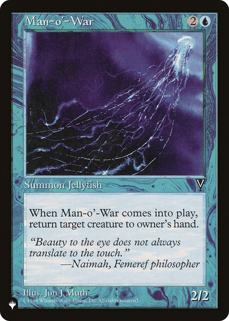 Man-o'-War (VIS) (LIST-) - The List
