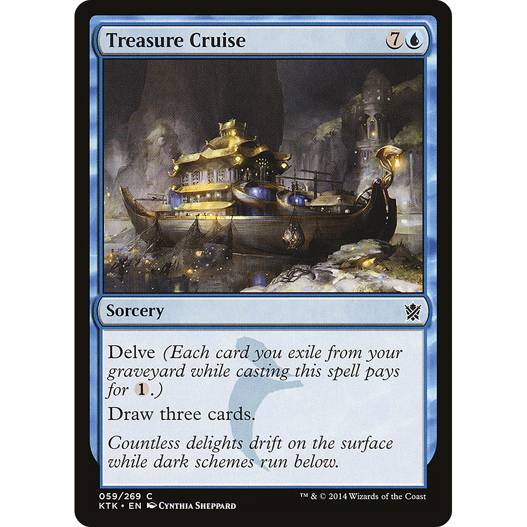 Treasure Cruise (KTK-059) - Khans of Tarkir