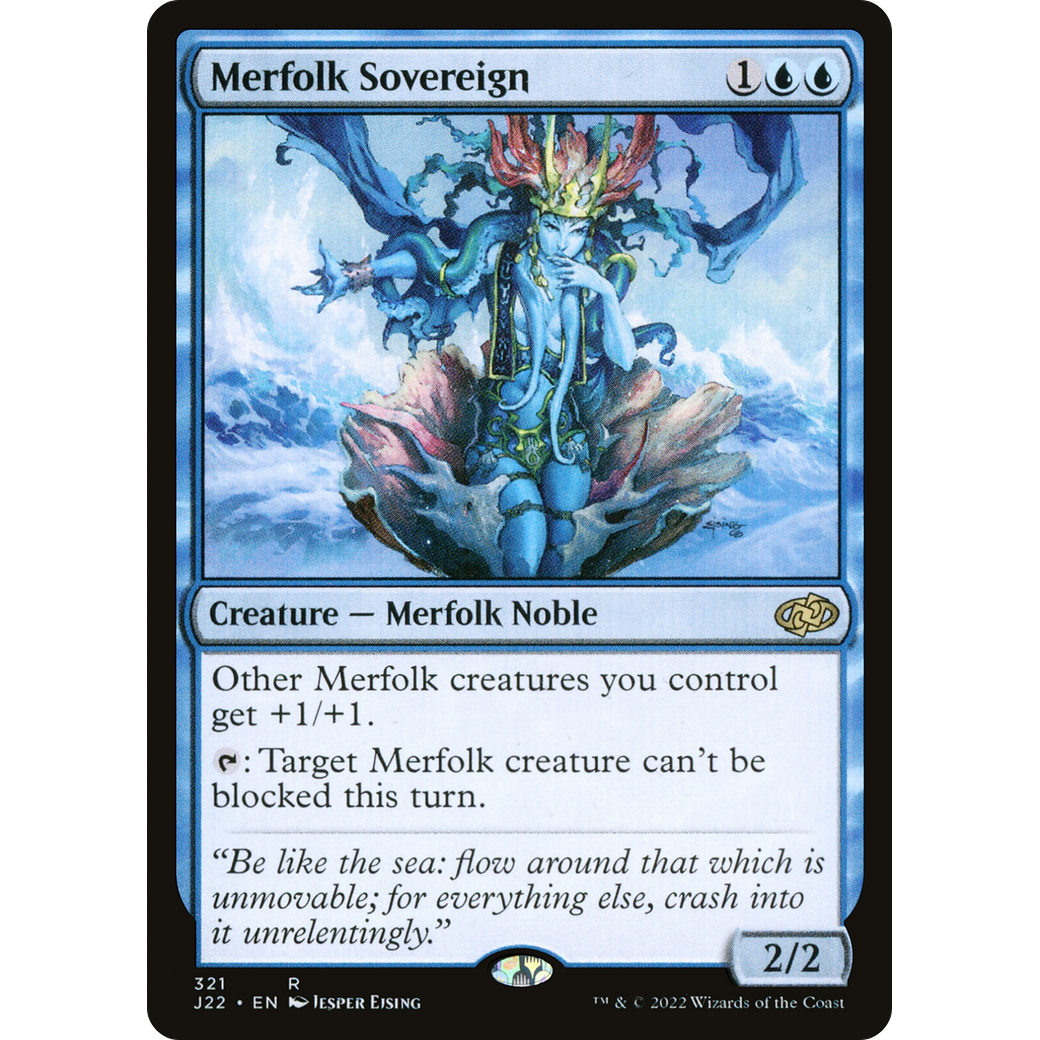 Merfolk Sovereign (J22-321) - Jumpstart 2022