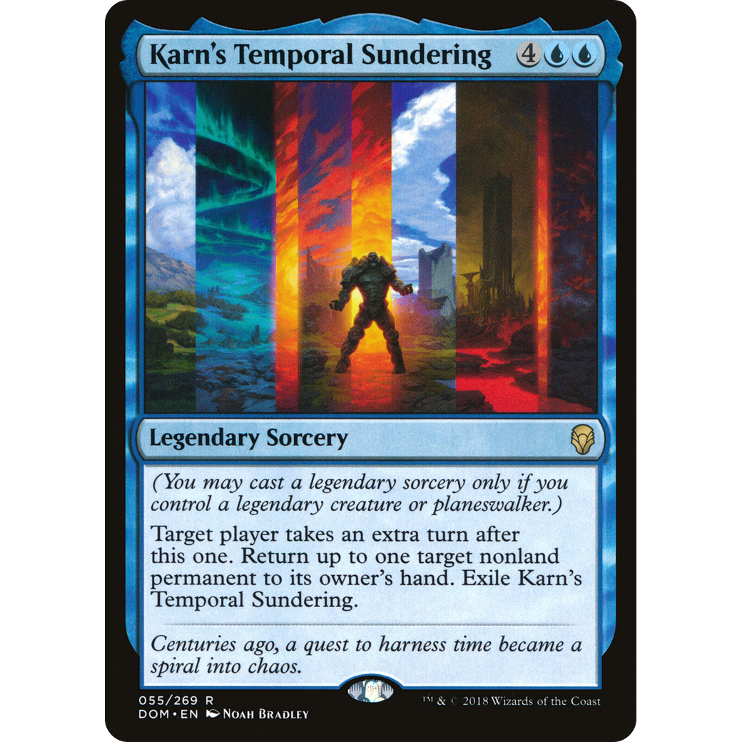 Karn's Temporal Sundering (DOM-055) - Dominaria