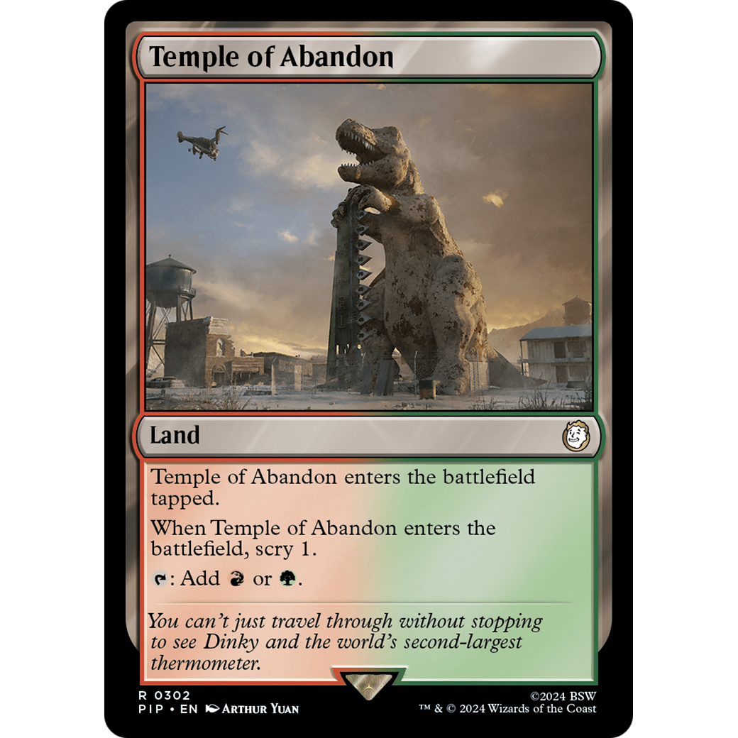 Temple of Abandon (PIP-302) - Fallout Foil