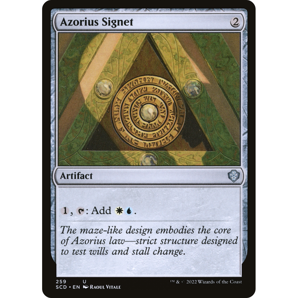 Azorius Signet (SCD-259) - Starter Commander Decks