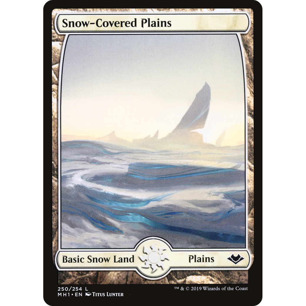 Snow-Covered Plains (MH1-250) - Modern Horizons Foil