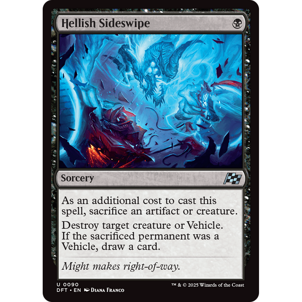Hellish Sideswipe (DFT-090) - Aetherdrift Foil