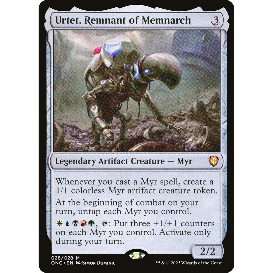 Urtet, Remnant of Memnarch (ONC-028) - Phyrexia: All Will Be One Commander